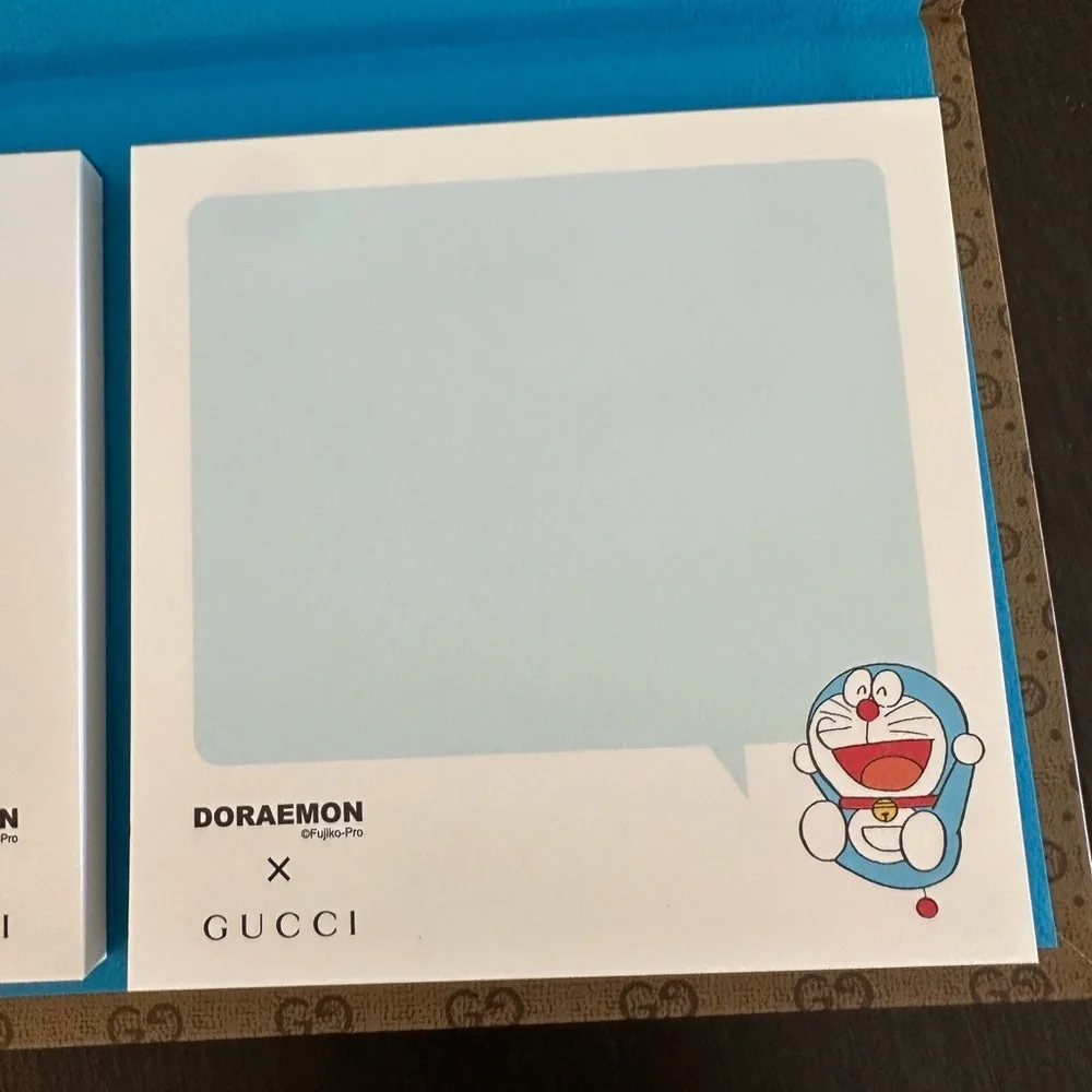 Gucci x Doraemon Collaboration- Limited Edition Memo Pad – NEW - Authentic